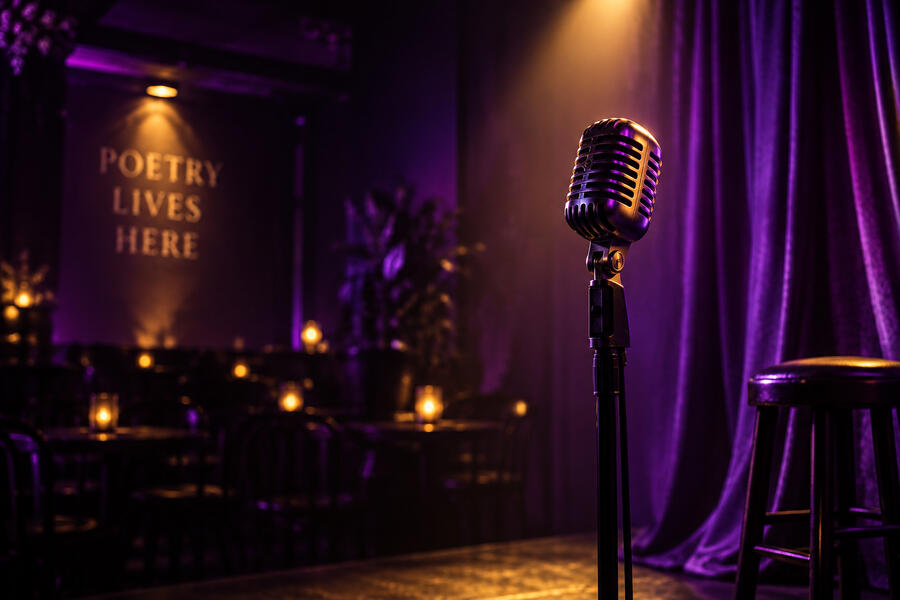 Purple Poetry Live Stage